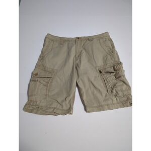 Union cargo shorts mens 33 Brown baggy Y2K streetwear gorpcore utility skater
